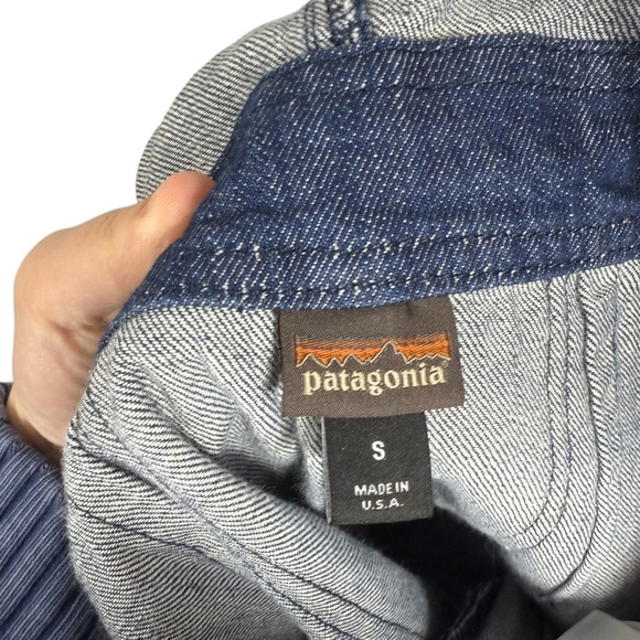 NEW Patagonia Women’s Steel Forge Denim Dyneema Overalls Blue Size S - Picture 12 of 12